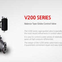 BALANCE TYPE GLOBE CONTROL VALVE