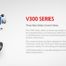 THREE WAY GLOBE CONTROL VALVE