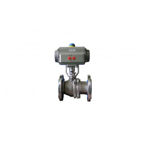 Metal to metal ball valve with actuator