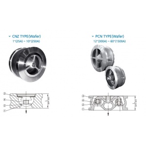 Non-slam nozzle check valve