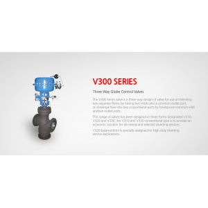THREE WAY GLOBE CONTROL VALVE