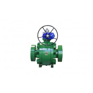 Trunnion type ball valve